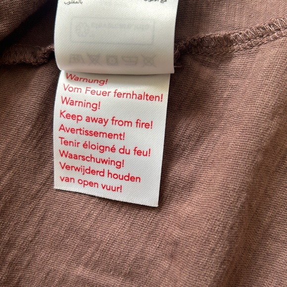 Ulla Popken “Jam” Asymmetrical Tank Top Racerback Brown XL(16/18) - Picture 13 of 13